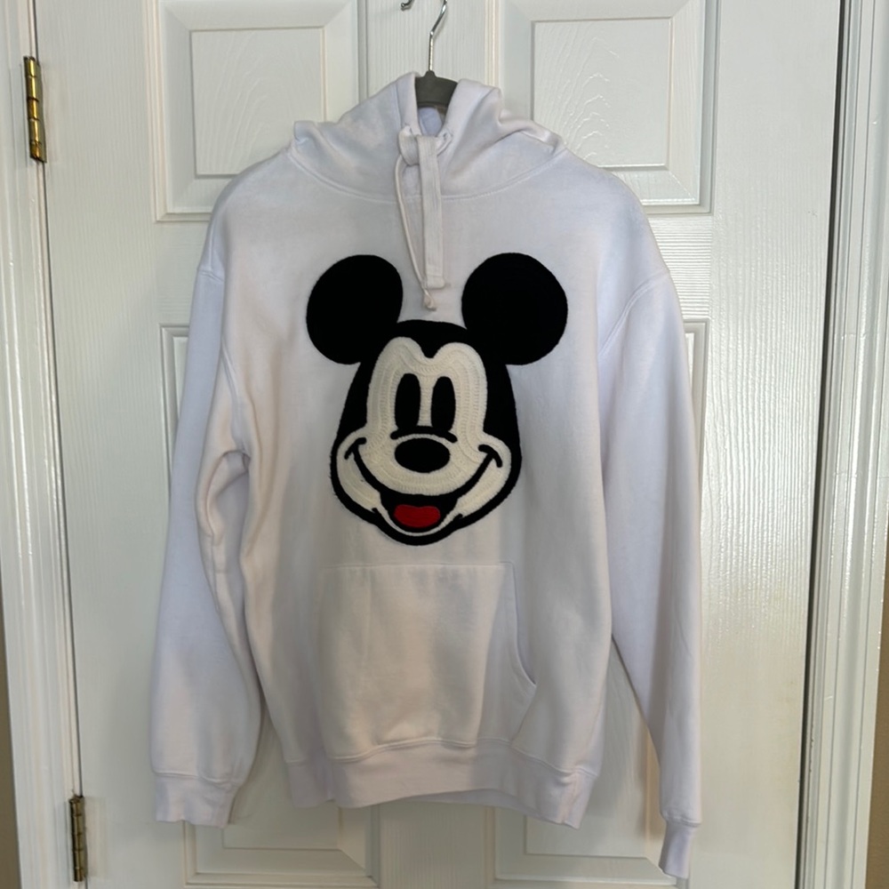 Disney White Mickey Mouse Hoodie